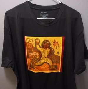 Custom black 1x or 2x Satchel Paige t-shirt